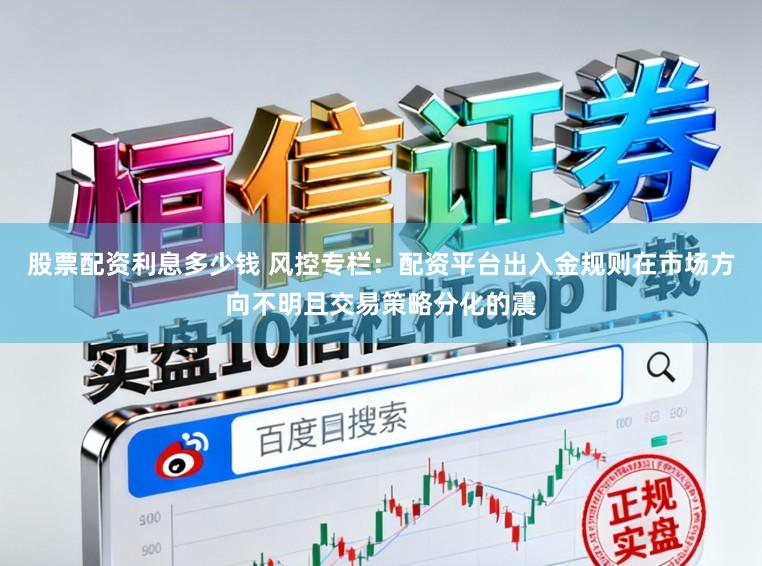 股票配资利息多少钱 风控专栏：配资平台出入金规则在市场方向不明且交易策略分化的震