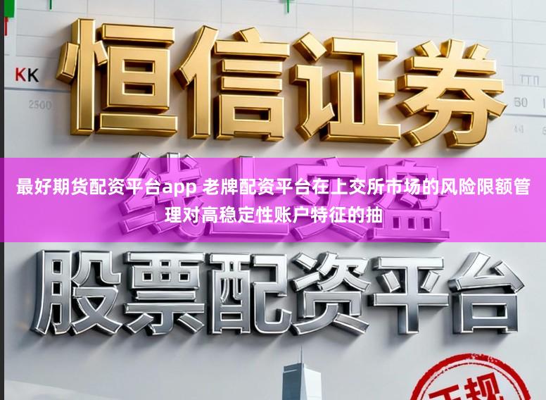 最好期货配资平台app 老牌配资平台在上交所市场的风险限额管理对高稳定性账户特征的抽