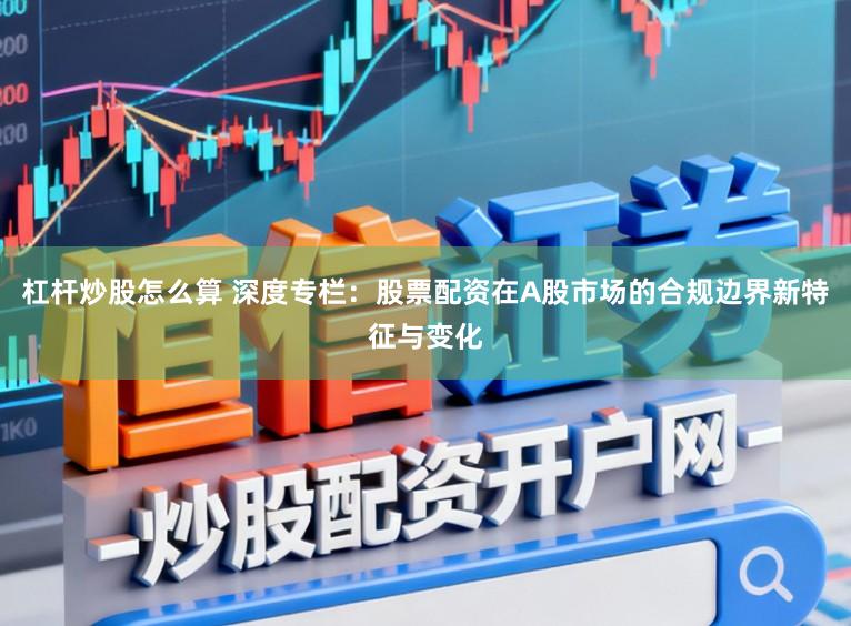 杠杆炒股怎么算 深度专栏:股票配资在A股市场的合规边界新特征与变化
