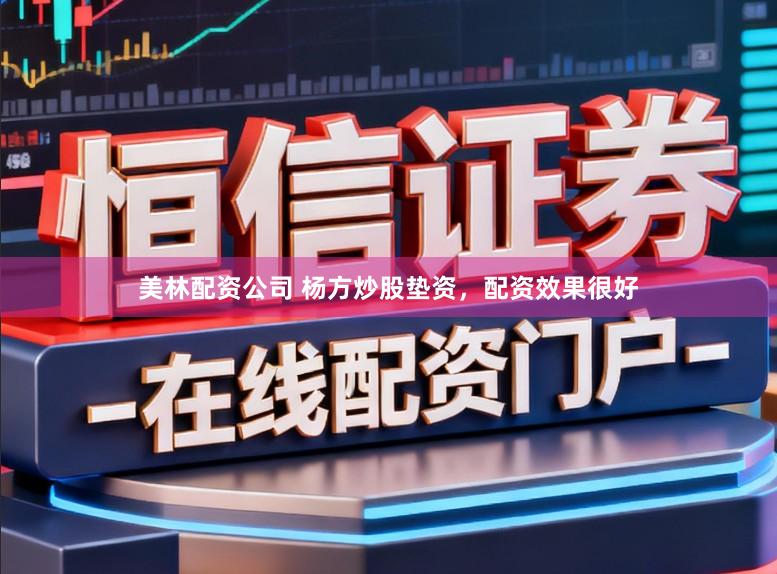 美林配资公司 杨方炒股垫资，配资效果很好